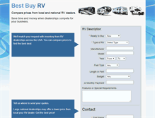 Tablet Screenshot of bestbuyrv.com